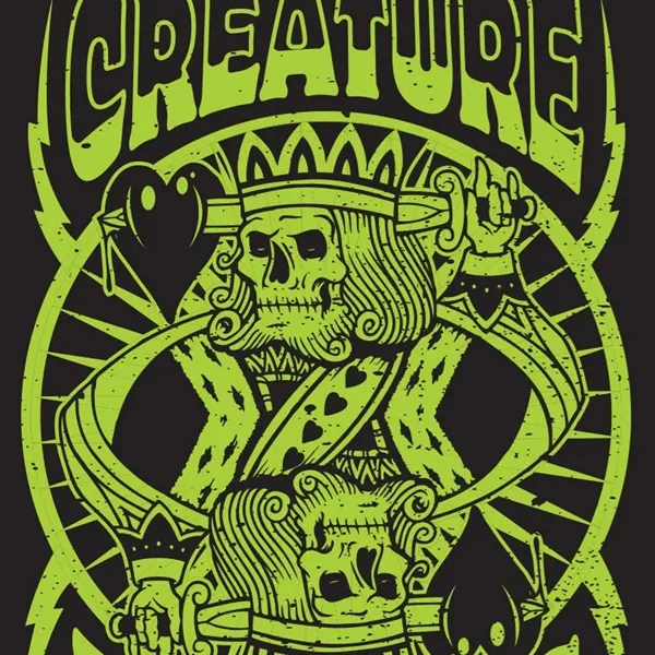 Creature Heshking Relic Green Black Sticker