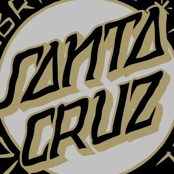 Santa Cruz Loco Dot Black Brown Sticker
