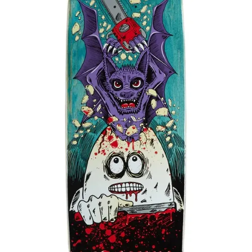 Heroin Franky Villani Guest Egg Teal 9.5 Skateboard Deck