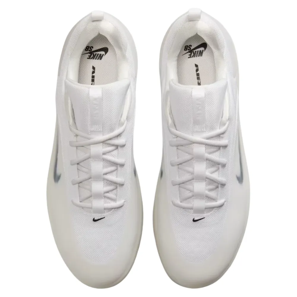 Nike SB Zoom Nyjah 4 White Black Mens Skate Shoes