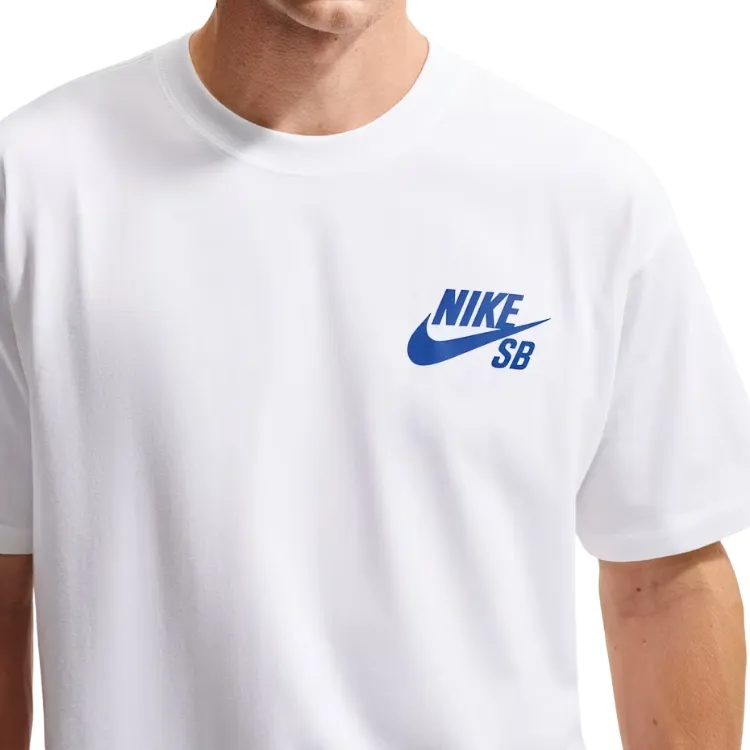 Nike SB Logo Skate White Game Royal T-Shirt