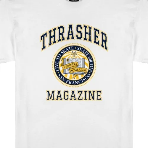 Thrasher Dropout White T-Shirt