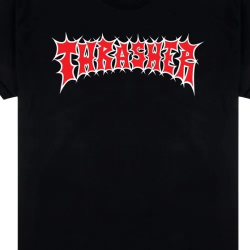 Thrasher Spikey Black T-Shirt