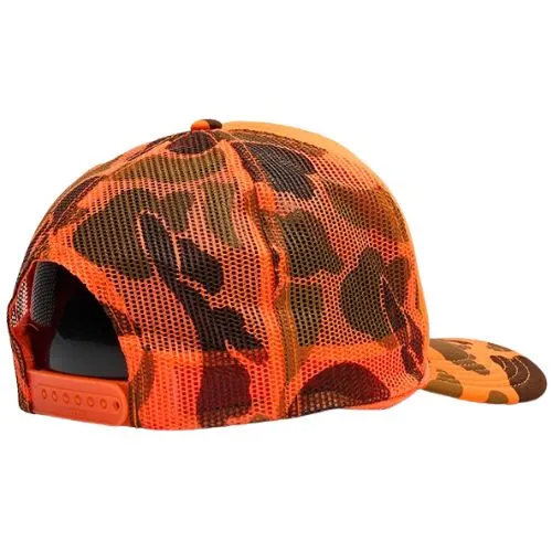 Thrasher Wet Paint Orange Camo Trucker Hat