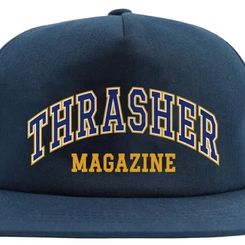 Thrasher Dropout Navy Snapback Hat