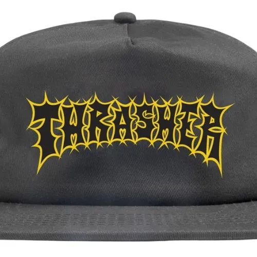 Thrasher Spikey Charcoal Snapback Hat