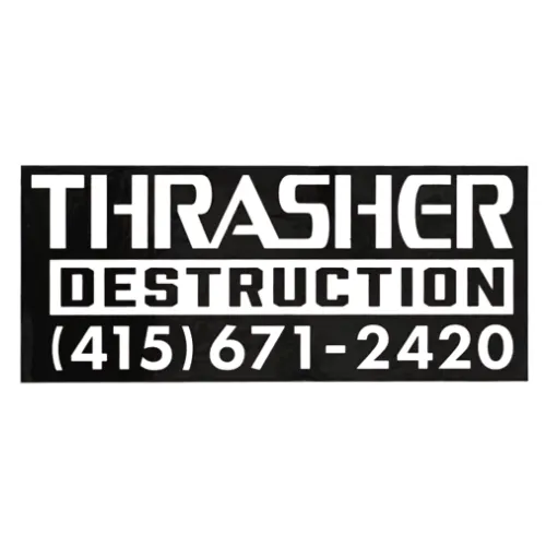 Thrasher Destruction Sticker