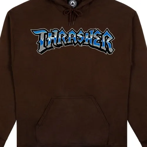 Thrasher Cruisin Dark Chocolate Hoodie