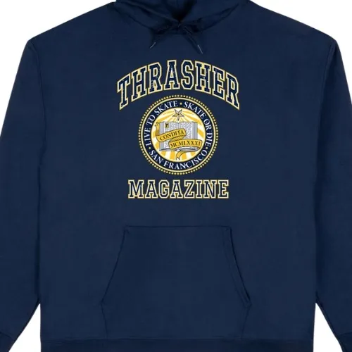Thrasher Dropout Navy Hoodie