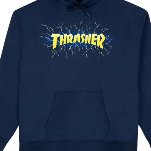 Thrasher Lightning Navy Hoodie