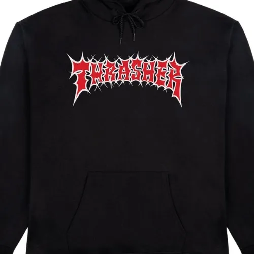 Thrasher Spikey Black Hoodie