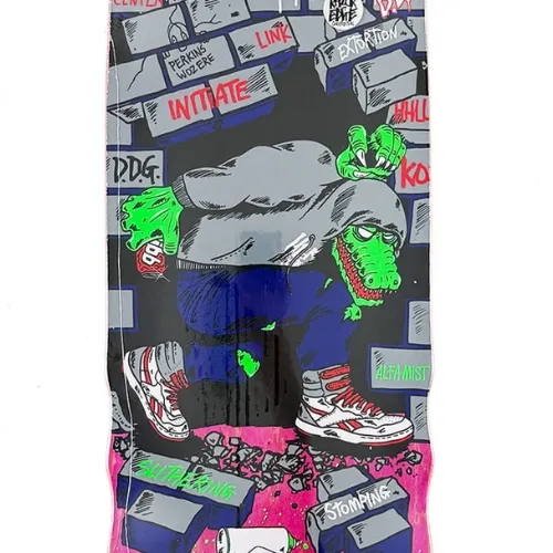 Heroin Swampy Stomp Pink 10.5 Skateboard Deck