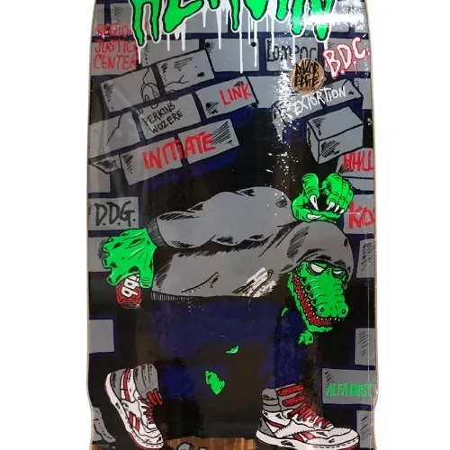 Heroin Swampy Stomp Brown 10.5 Skateboard Deck