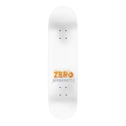 Zero X Megadeth White 8.25 Skateboard Deck