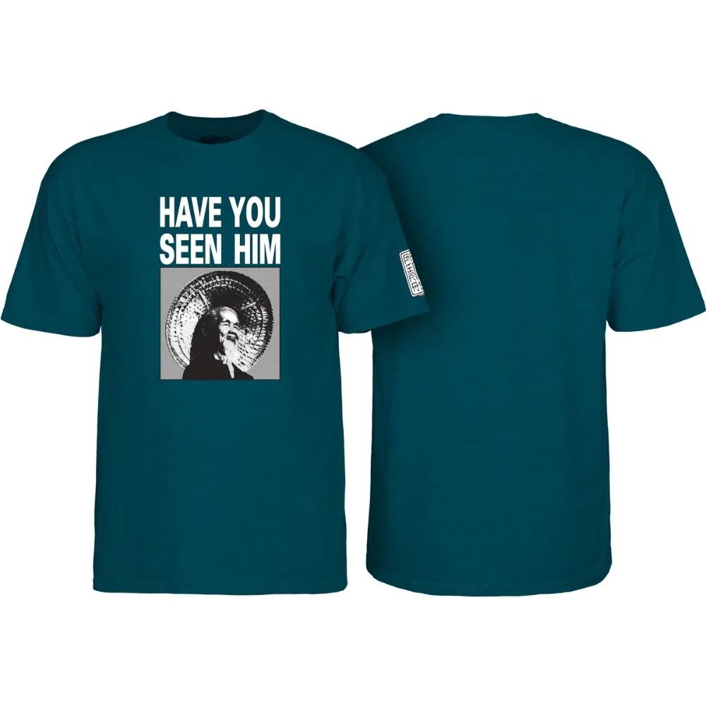 Powell Peralta Searching For Animal Chin Midnight Teal T-Shirt