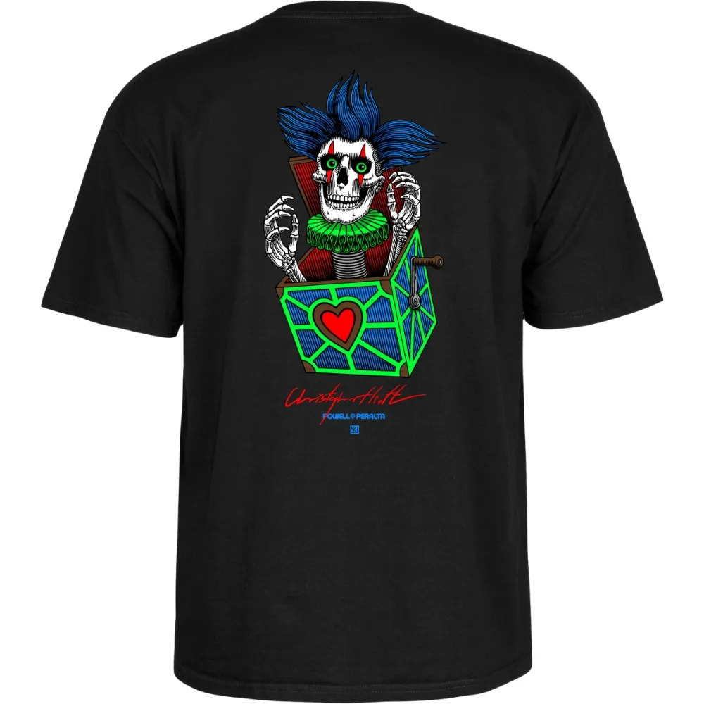 Powell Peralta Hiett Skull Black T-Shirt
