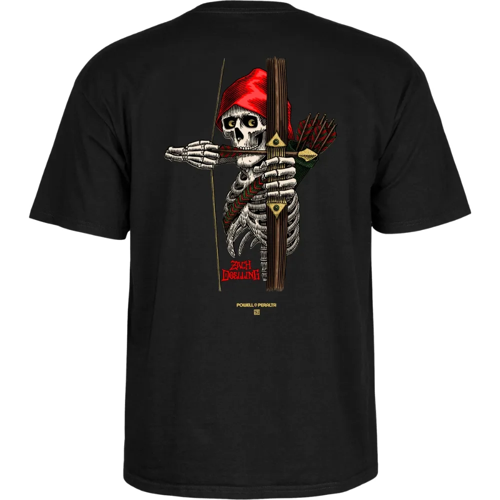 Powell Peralta Doelling Archer Black T-Shirt