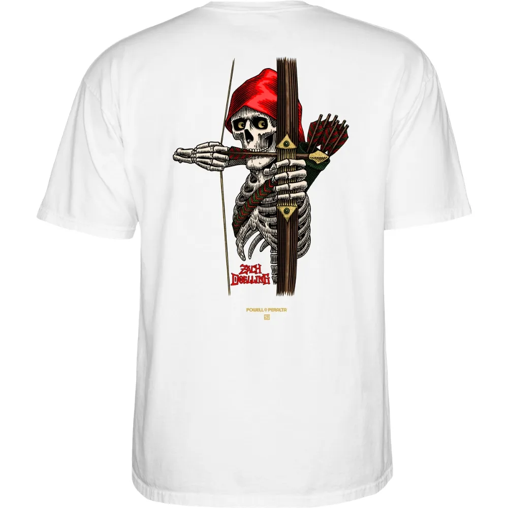 Powell Peralta Doelling Archer White T-Shirt