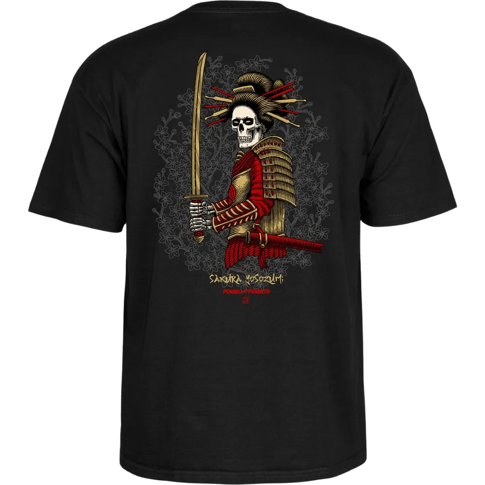 Powell Peralta Yosozumi Onna Bugeisha Black T-Shirt