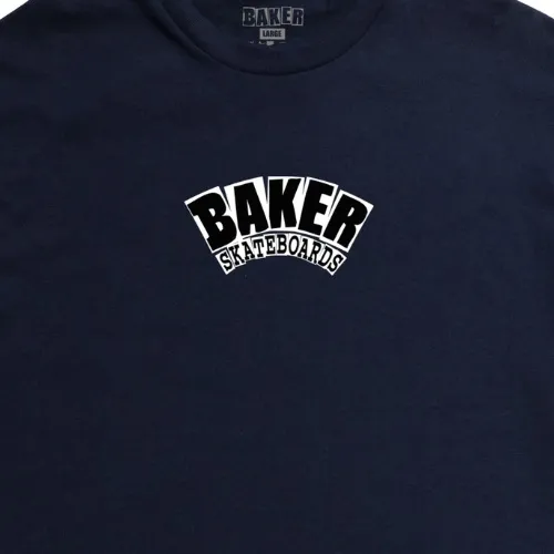 Baker Arch Logo Navy T-Shirt
