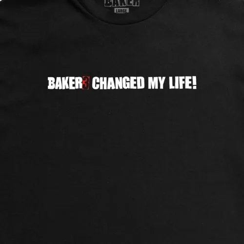 Baker 3 Changed My Life Black T-Shirt