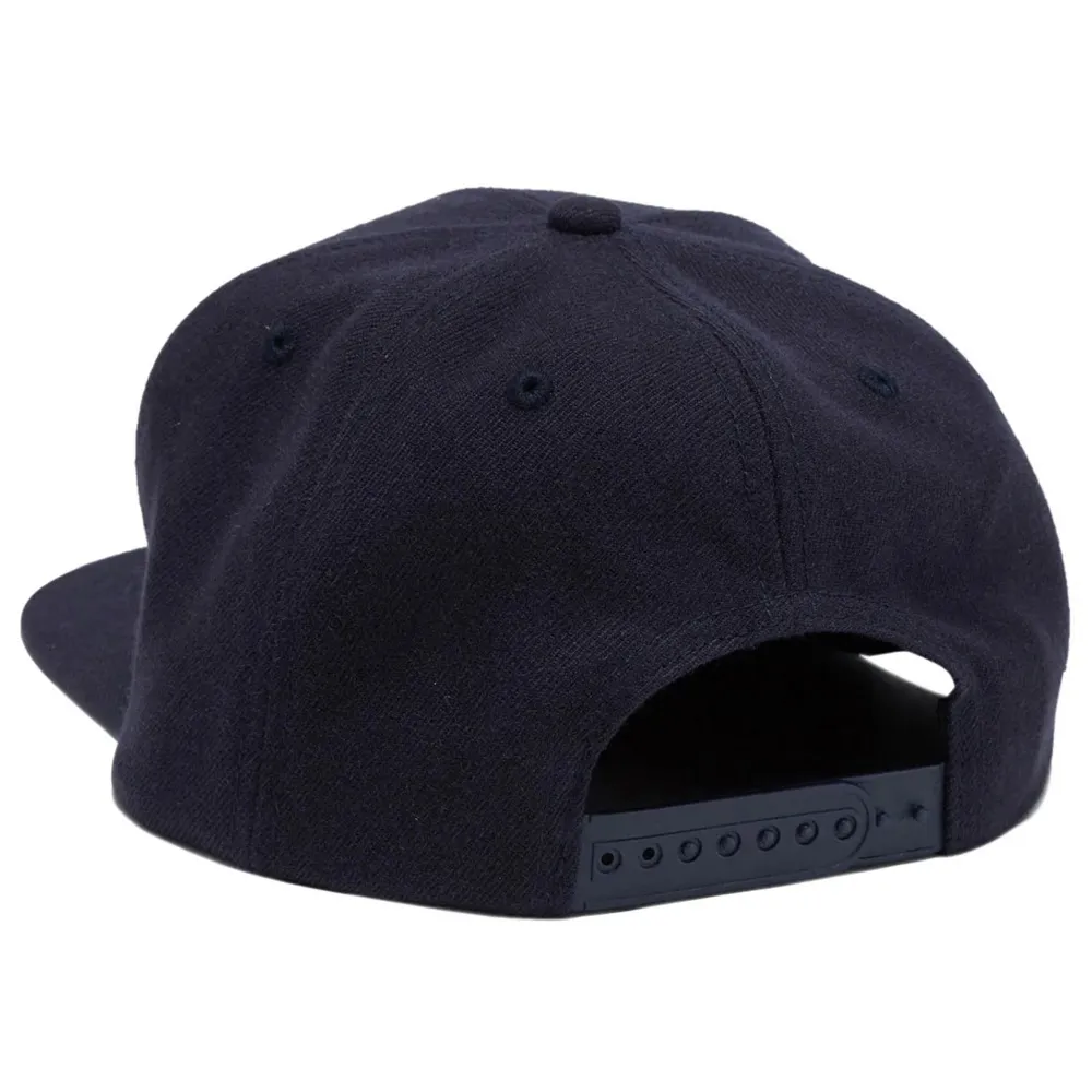 Baker Arch Logo Navy Snapback Hat