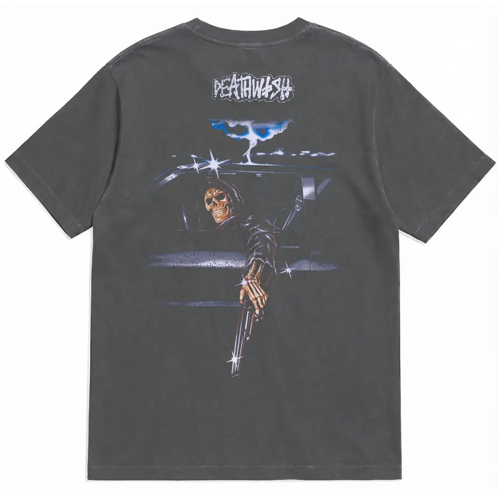 Deathwish Samborgini Reaper Garment Dyed Black T-Shirt