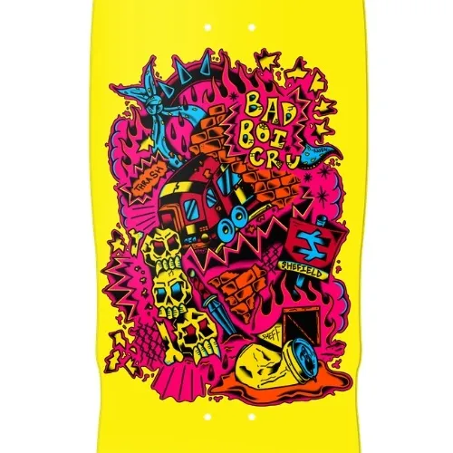 Heroin Dead Dave Trainlines 10.125 Skateboard Deck
