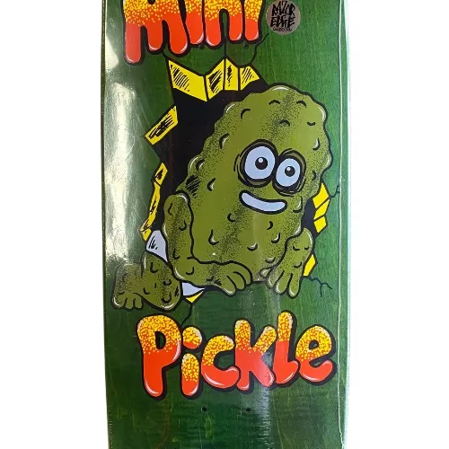 Heroin Mini Pickle Green 9.5 Skateboard Deck