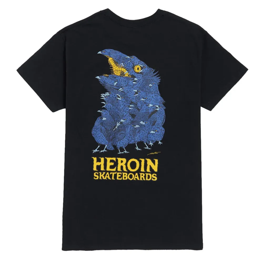 Heroin Crow Black T-Shirt