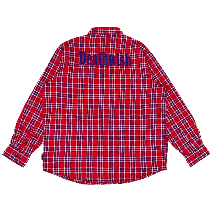 Deathwish Classic Red Blue Flannel