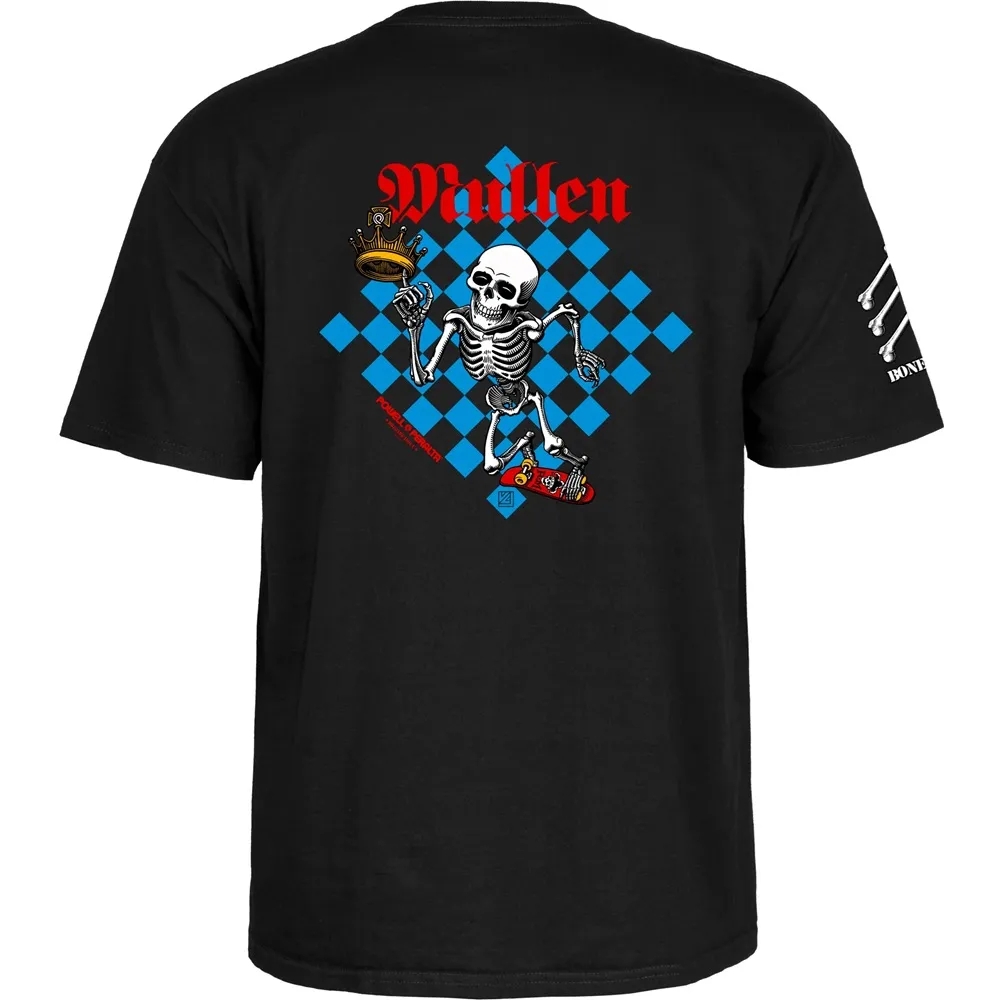 Powell Peralta Bones Brigade Mullen 17th Series Black T-Shirt