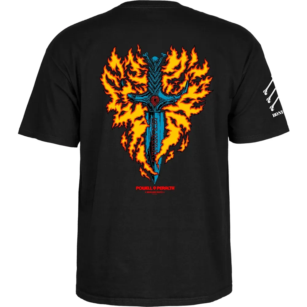 Powell Peralta Bones Brigade Guerrero 17th Series Black T-Shirt