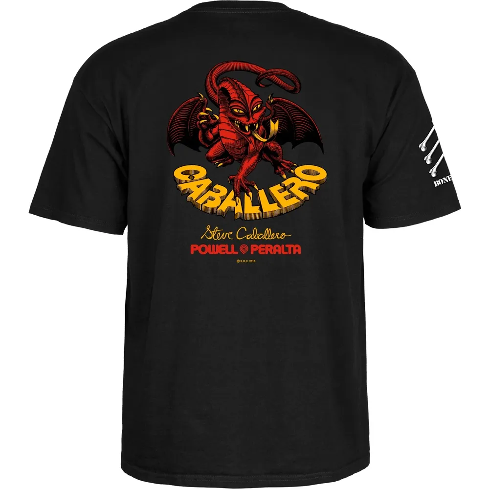 Powell Peralta Bones Brigade Caballero 17th Series Black T-Shirt