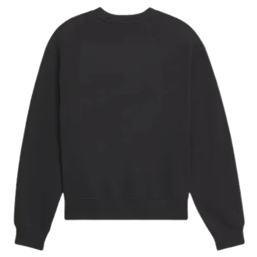 Vans Stretch Logo Black White Crew Jumper