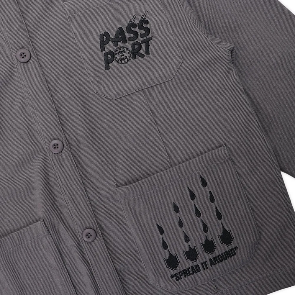 Passport Shop Rules Grey Painters Jacket
