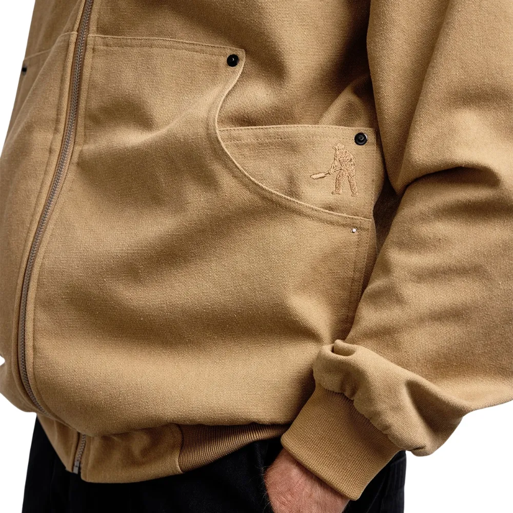 Passport Diggers Camel Zip Hoodie