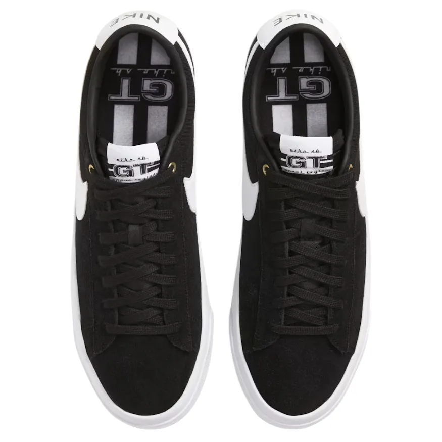 Nike SB Zoom Blazer Low Pro GT Black Gum Light Brown White Mens Skate Shoes