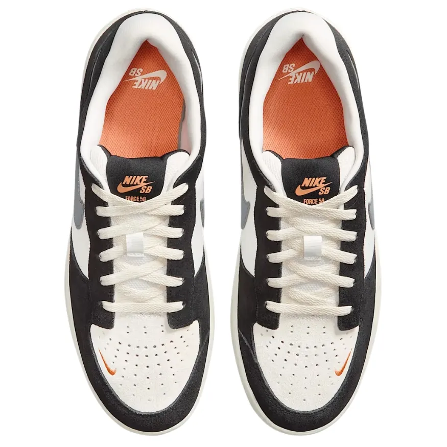 Nike SB Force 58 Black Cool Grey Mens Skate Shoes