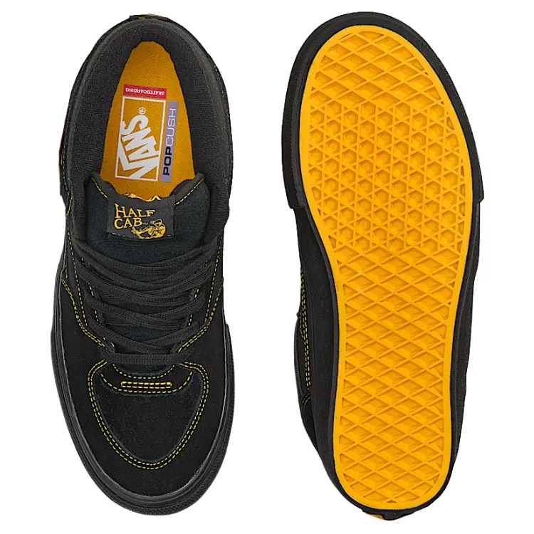 Vans Skate Half Cab Black Mustard Shoes