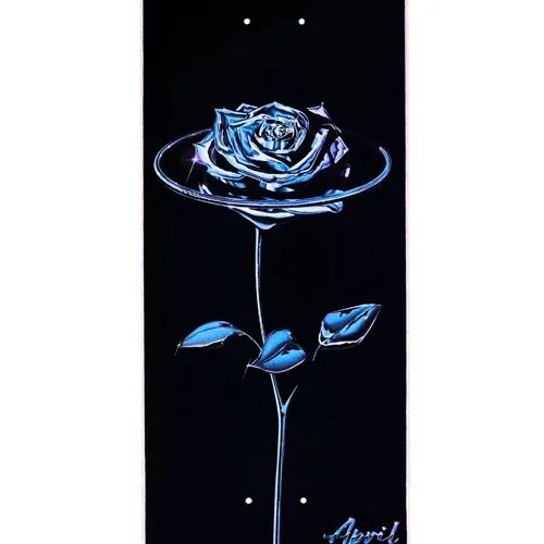 April Chrome Rose Black 8.38 Skateboard Deck