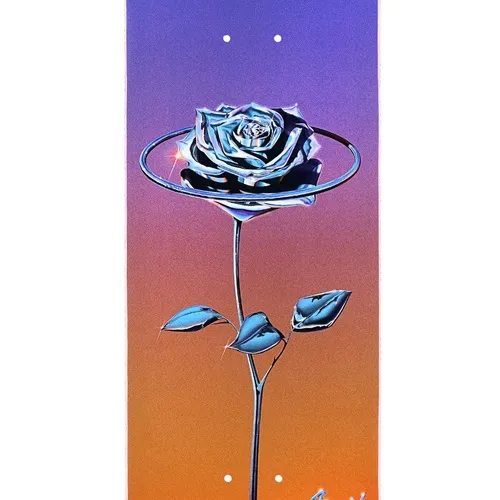 April Chrome Rose Colour 8.5 Skateboard Deck