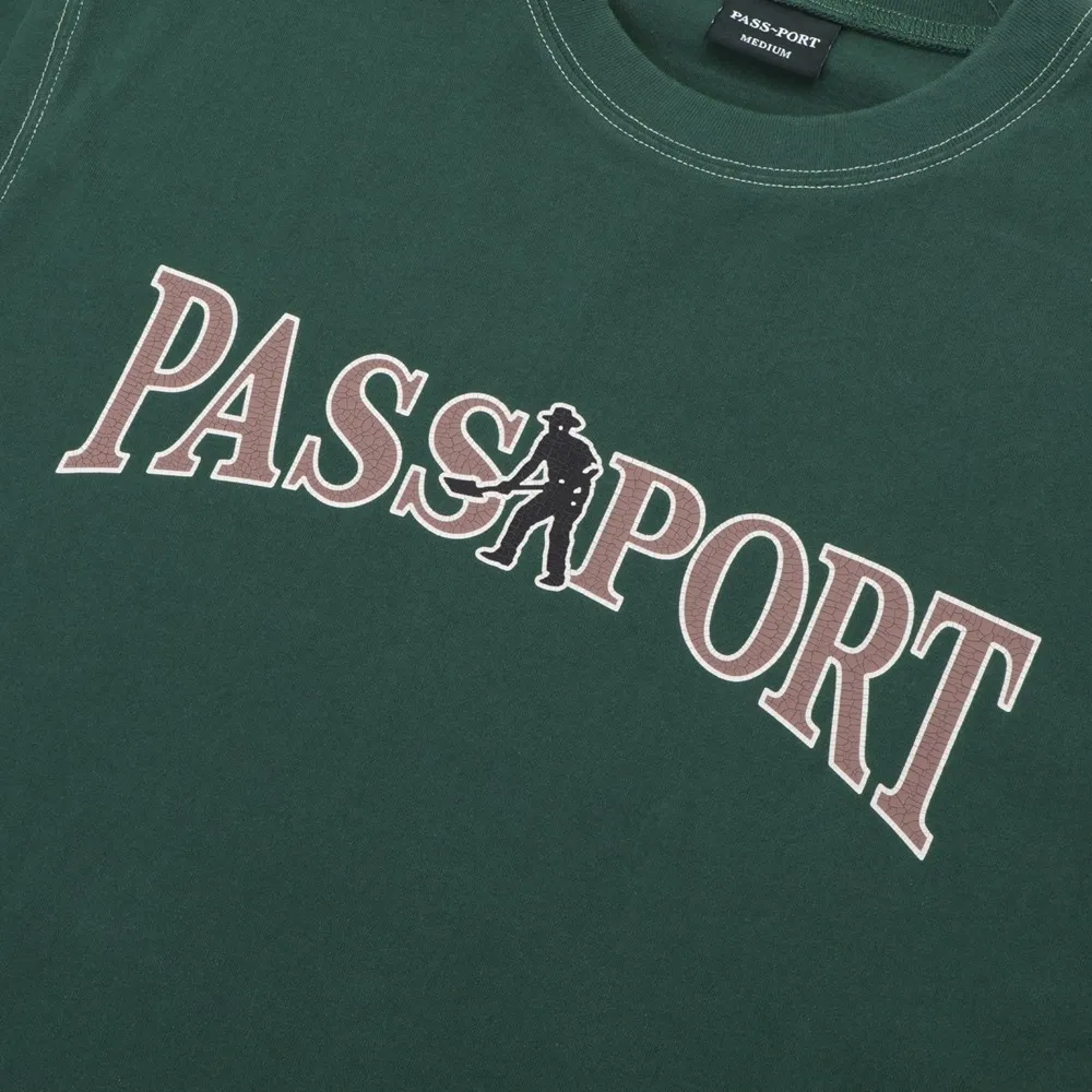 Passport Official Contrast Washed Green T-shirt