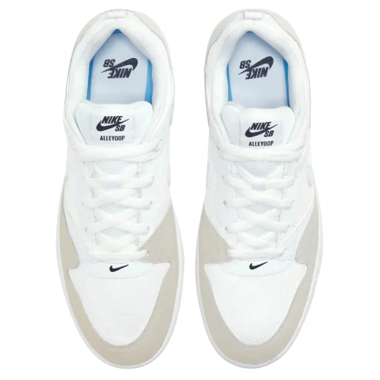 Nike SB Alleyoop White Sail White Mens Skate Shoes