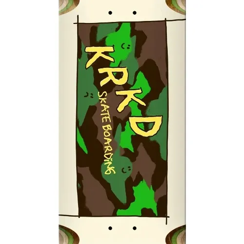 Krooked Team Kamo White 8.06 Skateboard Deck