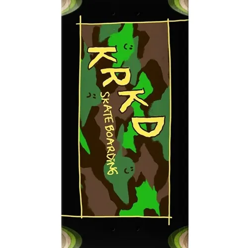 Krooked Team Kamo Black 8.25 Skateboard Deck