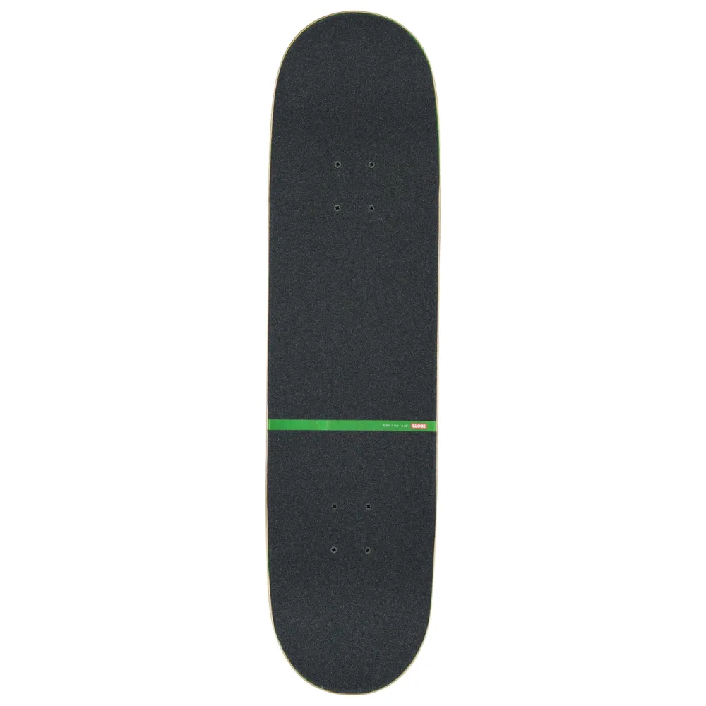Globe G1 Posi Dip Black Green 8.25 Complete Skateboard