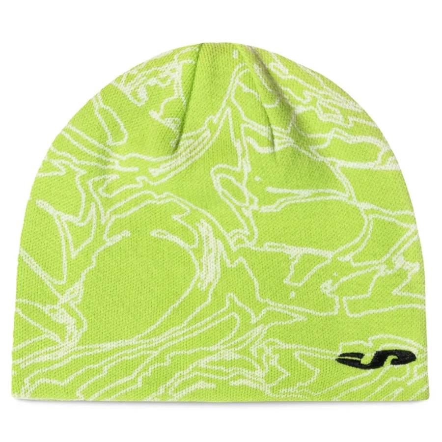 Ichpig Pulse Reversible Skully Charcoal Volt Beanie