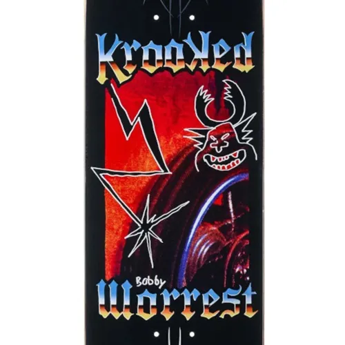 Krooked Chrome Zone Worrest Twin 8.3 Skateboard Deck