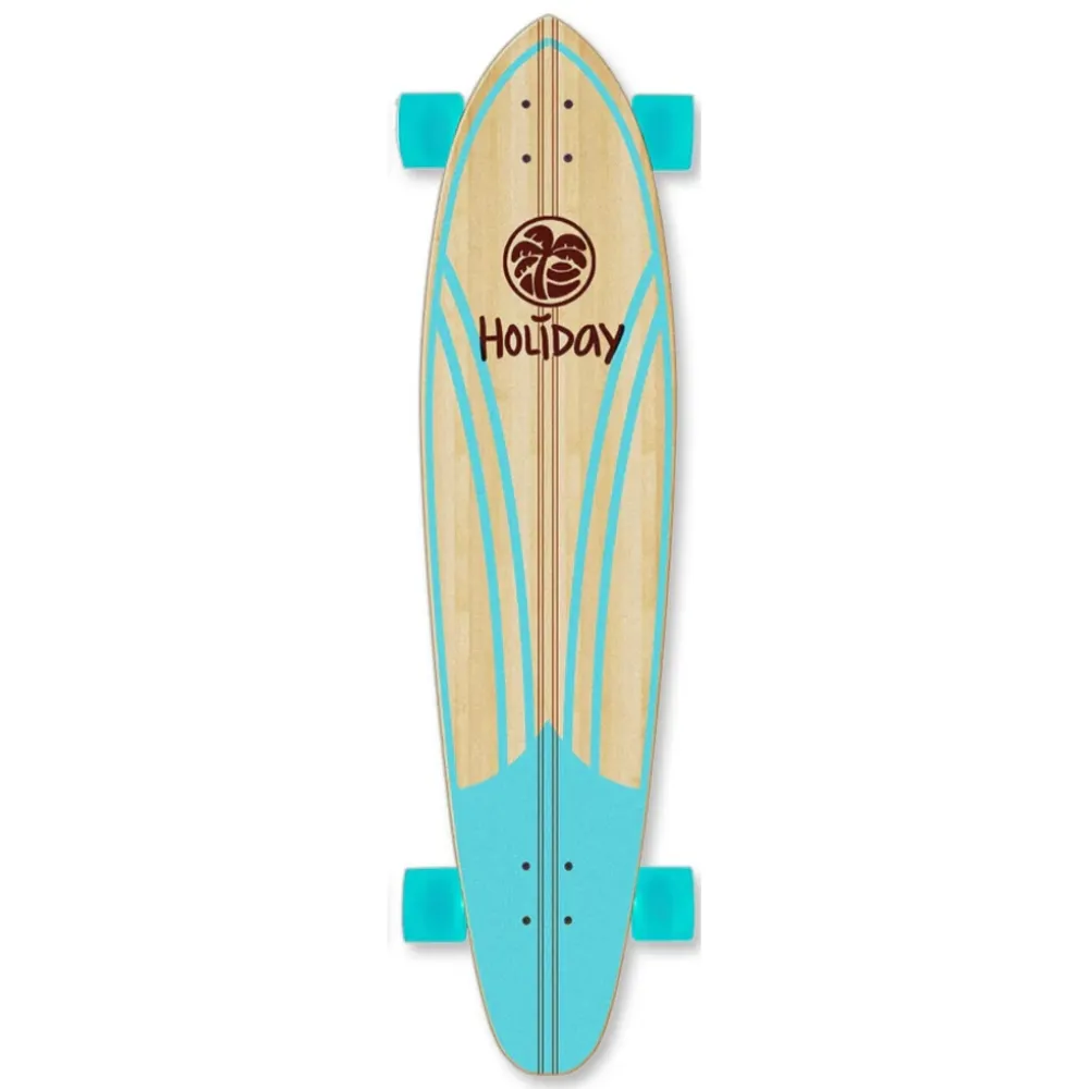 Holiday Dreamy Daze Blue 38 Longboard Skateboard